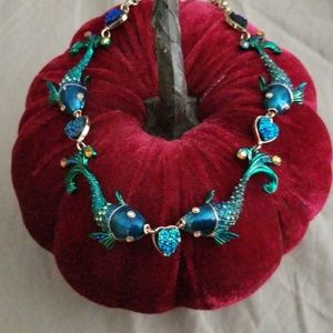 Betsy Johnson Fish necklace